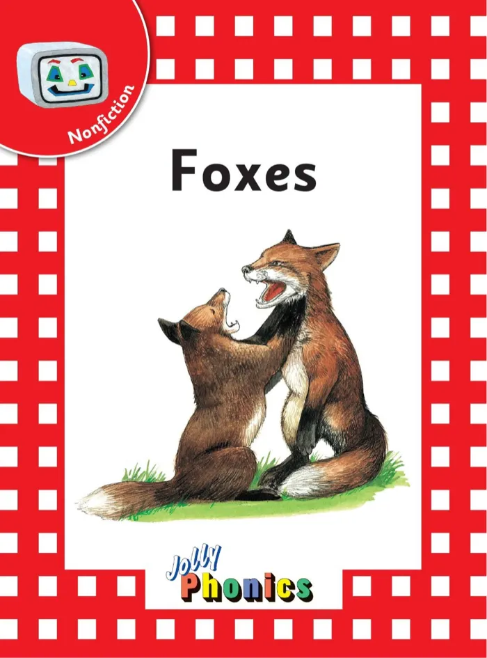 Foxes — decodable reader cover