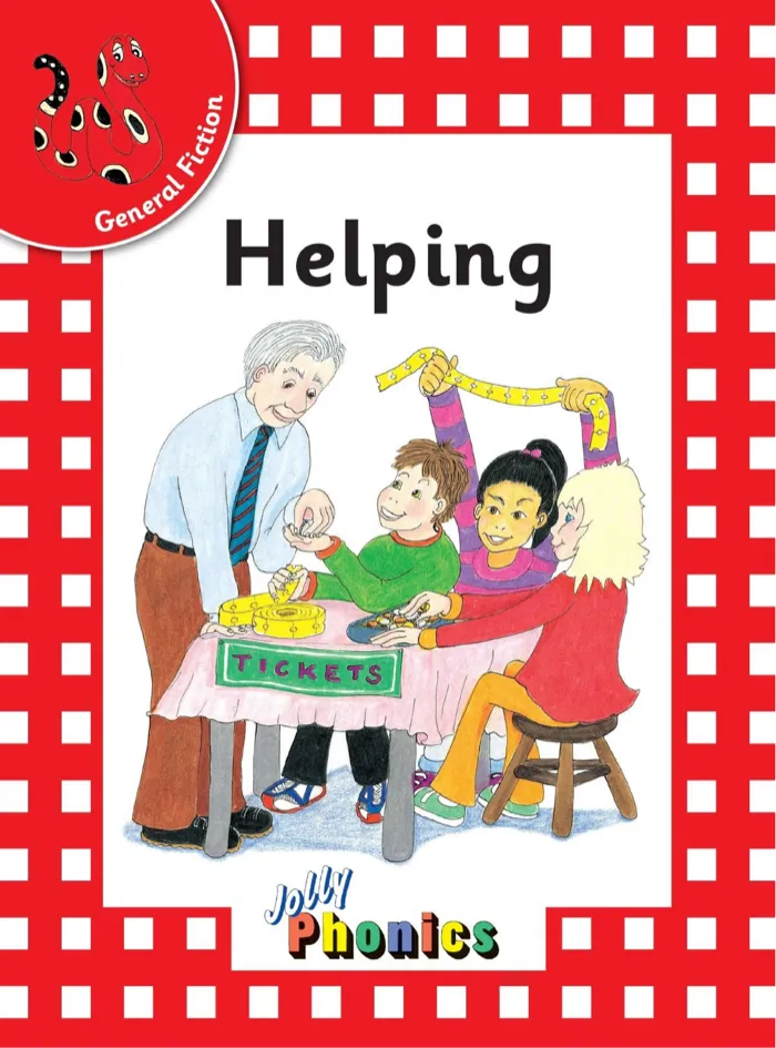 Helping — decodable reader cover